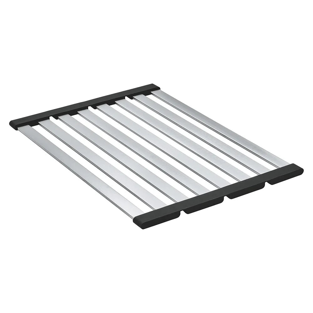 Foldable Extendable Over Sink Dish Drying Rack 304 Stainless Steel Kitchen Organizer Storage Shelf 45 x 32.5cm - 2