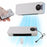 220V Wall Mounted Electric Heater with Remote Heating / Cooling Dual Use Mini Air Conditioner, EU Plug - 3