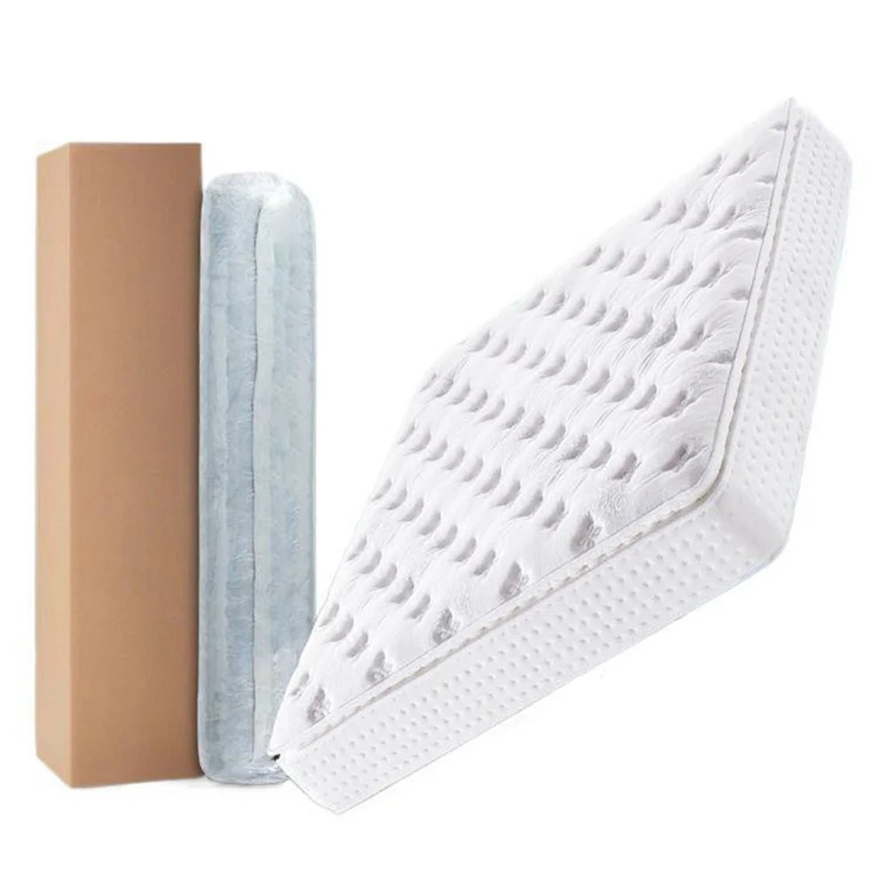 1500mm x 2000mm 24cm Thickness Breathable Fabric Spring Mattress Spine Protection Memory Foam Sleeping Pad - 1