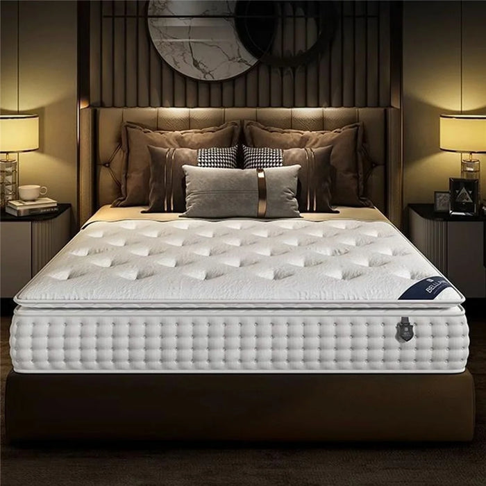 1800mm x 2000mm 24cm Thickness Breathable Fabric Spring Mattress Spine Protection Memory Foam Sleeping Pad - 5