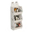 3 Tier Bathroom Organizer Wall Mounted Shower Toiletries PVC Storage Rack, Size L - 1