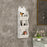 3 Tier Bathroom Organizer Wall Mounted Shower Toiletries PVC Storage Rack, Size L - 2