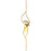 60cm Linear Wall Light Bedroom Living Room Sofa Background Sconce Decorative Lamp - Golden / Left - 2