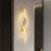 60cm Linear Wall Light Bedroom Living Room Sofa Background Sconce Decorative Lamp - Golden / Left - 5