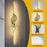 60cm Linear Wall Light Bedroom Living Room Sofa Background Sconce Decorative Lamp - Golden / Left - 6