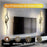 60cm Linear Wall Light Bedroom Living Room Sofa Background Sconce Decorative Lamp - Golden / Left - 7