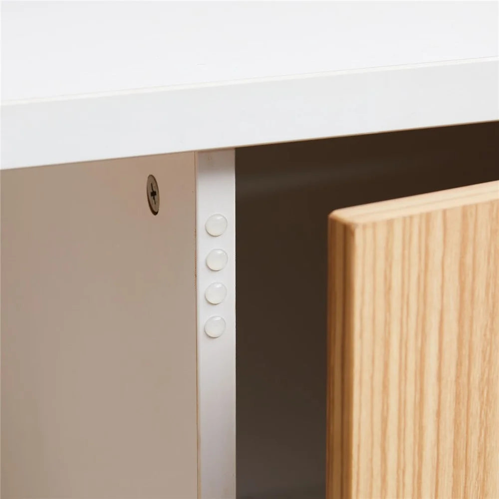 100Pcs 8*2.5mm Home Furniture Anti-collision Damper Dots Self Adhesive Clear Silicone Cabinet Door Bumpers Round Pads - 7