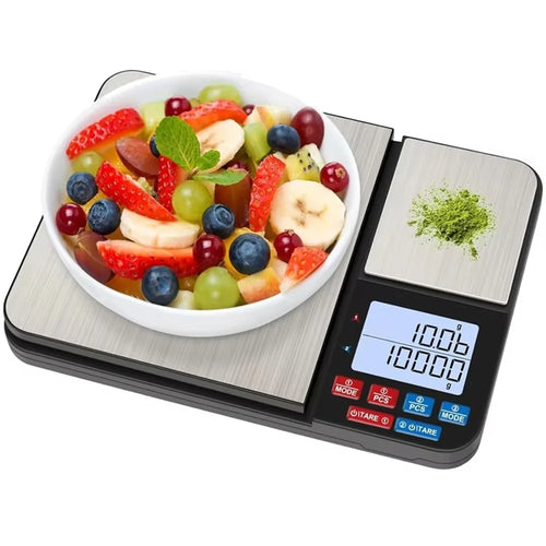 Dual Platform Digital Kitchen Scale 5kg  /  0.01g High Precision for Food Jewelry Baking Weighing - 1