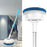 138cm Extendable Long Handle Electric Window Cleaner Wet and Dry Use Wireless Rotating Mop - Blue - 2