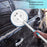 138cm Extendable Long Handle Electric Window Cleaner Wet and Dry Use Wireless Rotating Mop - Blue - 3