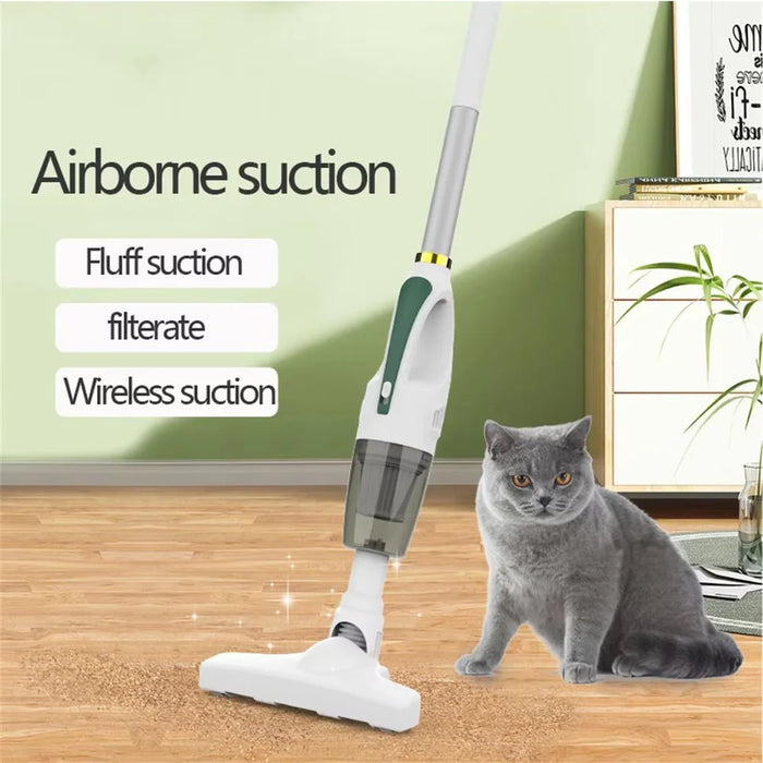 7.4V Cordless Handheld Vacuum Cleaner for Bed Carpet Sofa Pet Hair Dust Mite Removal Device - 4