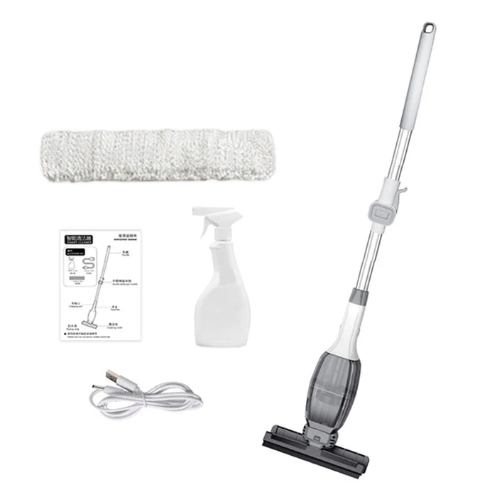 2 in 1 Window Cleaning Mop Squeegee Household Cleaning Brush Wireless Electric Glass Cleaner - 1