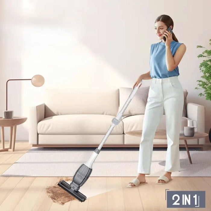 2 in 1 Window Cleaning Mop Squeegee Household Cleaning Brush Wireless Electric Glass Cleaner - 2