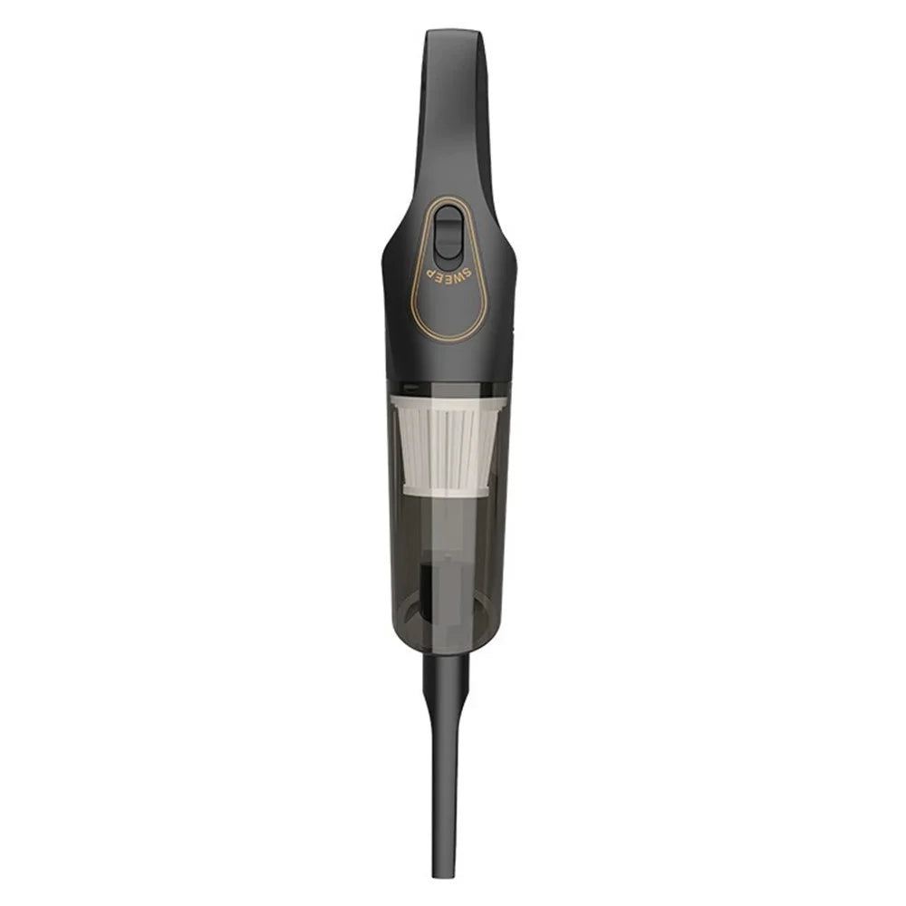 7.4V Handheld Vacuum Cleaner Multifunctional Cordless Powerful Suction Dust Blower for Car Home - Black - 1