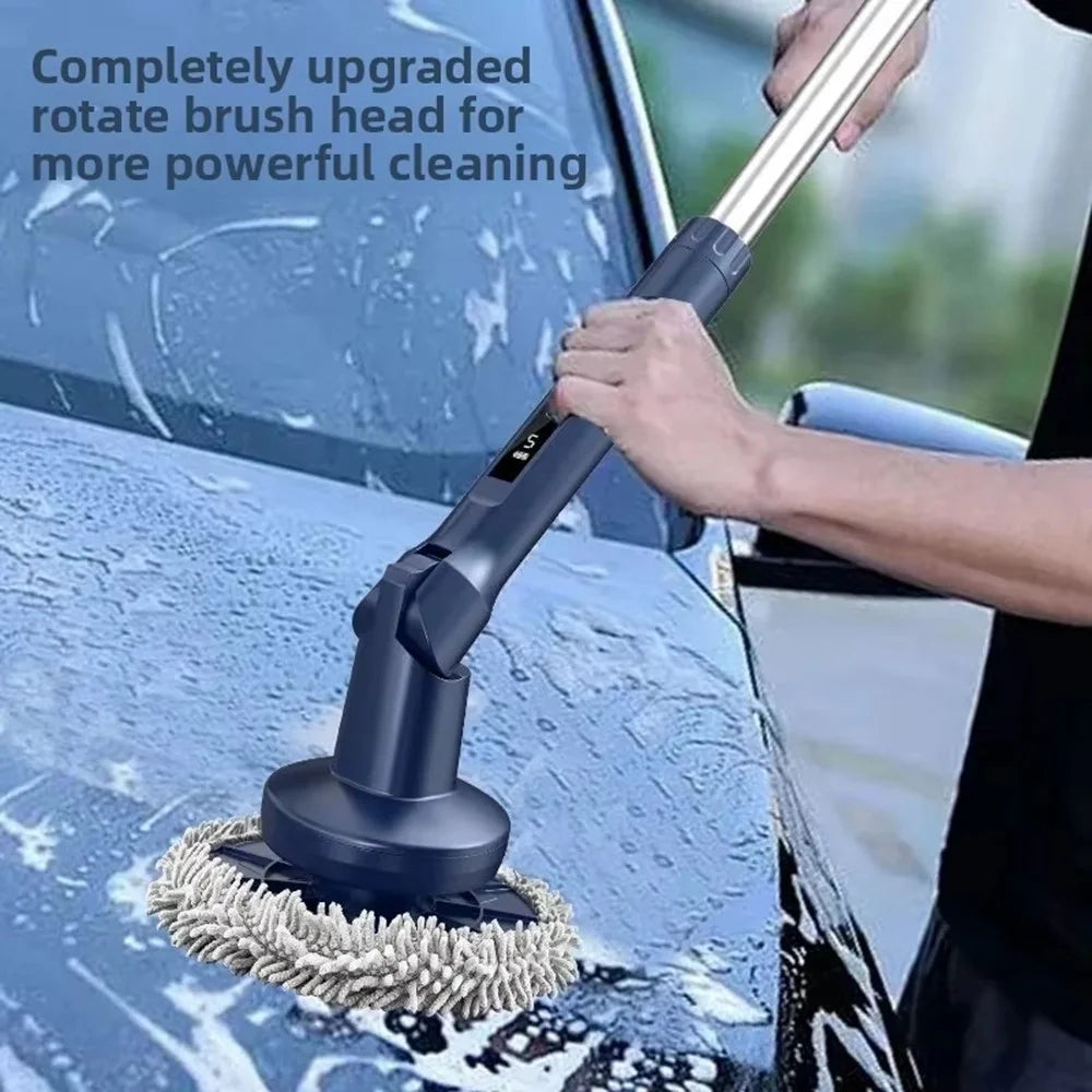 Multifunction Electric Cleaning Brush 5 Speeds Auto Rotating Cordless Handheld Cleaner for Glass Kitchen Bathroom - 2