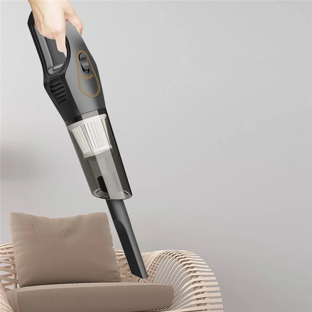 Cordless Handheld Vacuum Cleaner Multifunction Cleaning Mopping Dust Mite Removal Tool with Water Tank - White - 3
