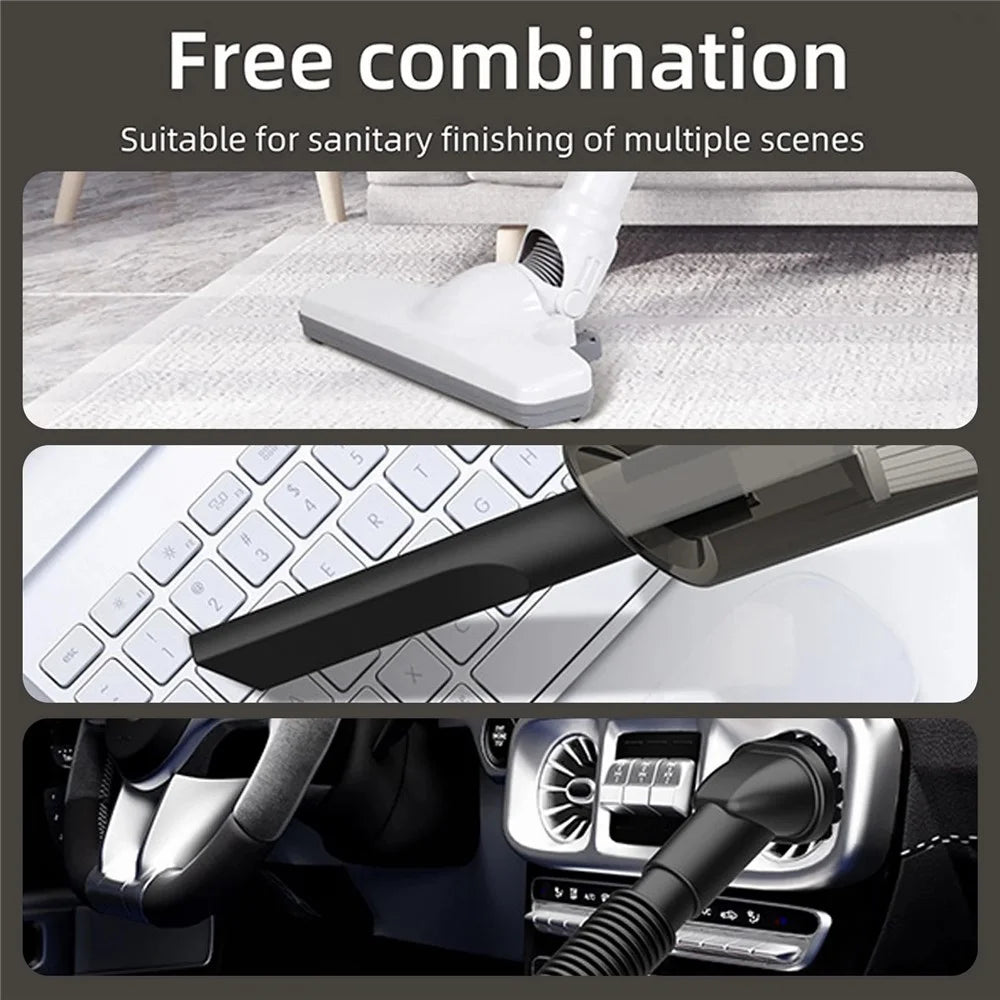 Cordless Handheld Vacuum Cleaner Multifunction Cleaning Mopping Dust Mite Removal Tool with Water Tank - White - 4