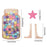 Star  /  Flower Design Reward Jar for Kids Learning Motivation Decorative Wooden Craft - Star - 4