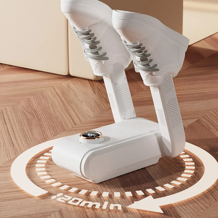 Dual Arms Intelligent Timer Shoe Dryer Quick Drying Dehumidification Foldable Shoes Drying Machine, EU Plug - 2