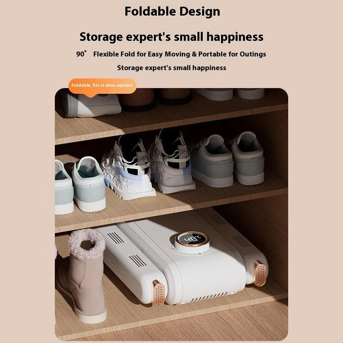 Dual Arms Intelligent Timer Shoe Dryer Quick Drying Dehumidification Foldable Shoes Drying Machine, EU Plug - 6
