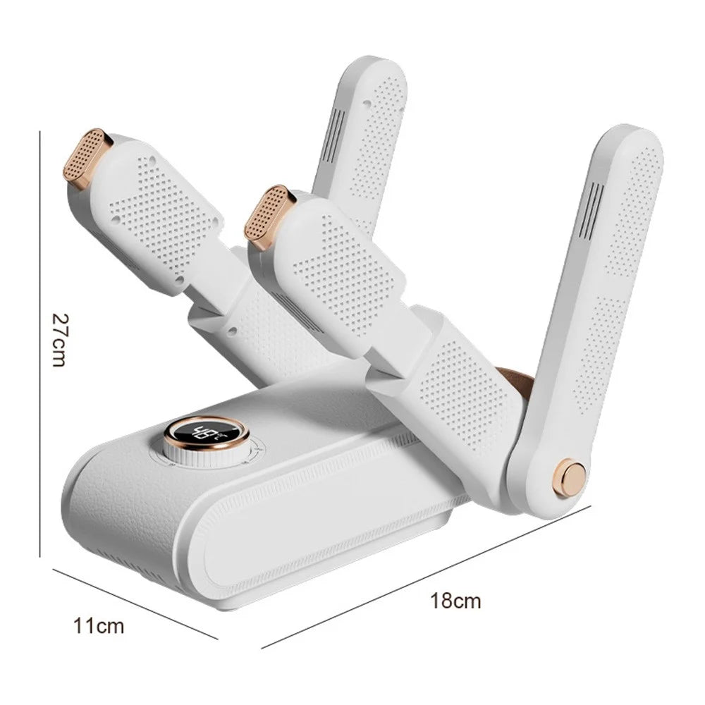 4 Arms Intelligent Timer Shoe Dryer Quick Drying Dehumidification Foldable Shoes Drying Machine, EU Plug - 7