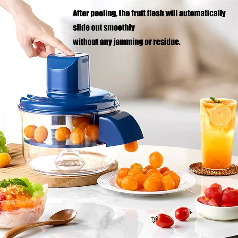 50W Motor Automatic Grape Peeler Machine, Electric Garlic & Cherry Tomato Peeler Skin Remover (BPA Free, No FDA) - 6