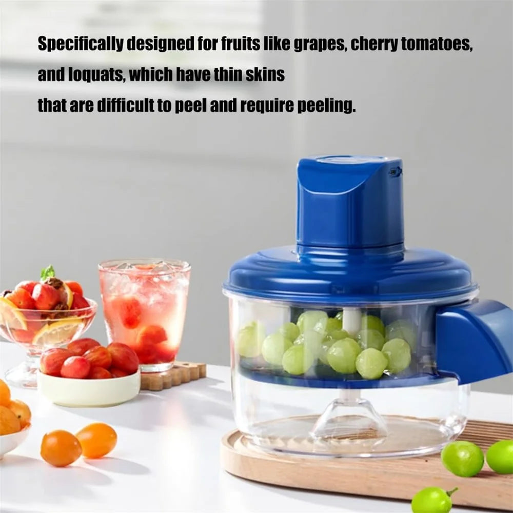 50W Motor Automatic Grape Peeler Machine, Electric Garlic & Cherry Tomato Peeler Skin Remover (BPA Free, No FDA) - 7