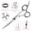 Y1 2Pcs Stainless Steel Hairdressing Scissors Professional Hair Cutting Kits Thinning Shears with Storage Bag - 3
