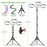 6 Inch Ring Grow Light 3 Head Adjustable Tripod Stand LED Lamp for Indoor Plants Succulents - EU Plug - 3