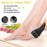 Rechargeable Electric Foot File Kit Set Digital Display Callus Remover Automatic Pedicure Tool for Dead Skin - Tarnish Grey - 2
