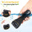 Rechargeable Electric Foot File Kit Set Digital Display Callus Remover Automatic Pedicure Tool for Dead Skin - Tarnish Grey - 4