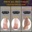 Rechargeable Electric Foot File Kit Set Digital Display Callus Remover Automatic Pedicure Tool for Dead Skin - Tarnish Grey - 6