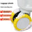 8Pcs 55-68mm Luggage Wheels Silicone Covers Noise Reduction Gradient Color for Suitcase Spinner Wheels - Blue White - 4