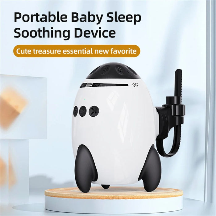 SR10 Portable Baby Stroller Shaker Infant Sleep Soothing Device with White Noise Bluetooth-compatible Music Player - 4