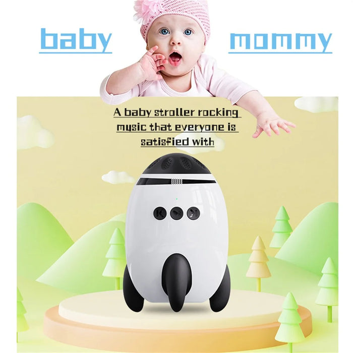 SR10 Portable Baby Stroller Shaker Infant Sleep Soothing Device with White Noise Bluetooth-compatible Music Player - 5