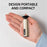 FR12 Mini Electric Foot Callus Remover 9 Speed Settings Dead Skin Remover Pedicure Tool Gift - Champagne - 2