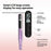 HX-09 Electric Nail File USB Wireless Nail Grinding Machine Gift 4 Speed Settings for Home / Salon - Purple - 4