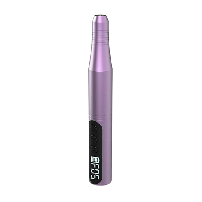 HX-09 Electric Nail File USB Wireless Nail Grinding Machine Gift 4 Speed Settings for Home / Salon - Purple - 7