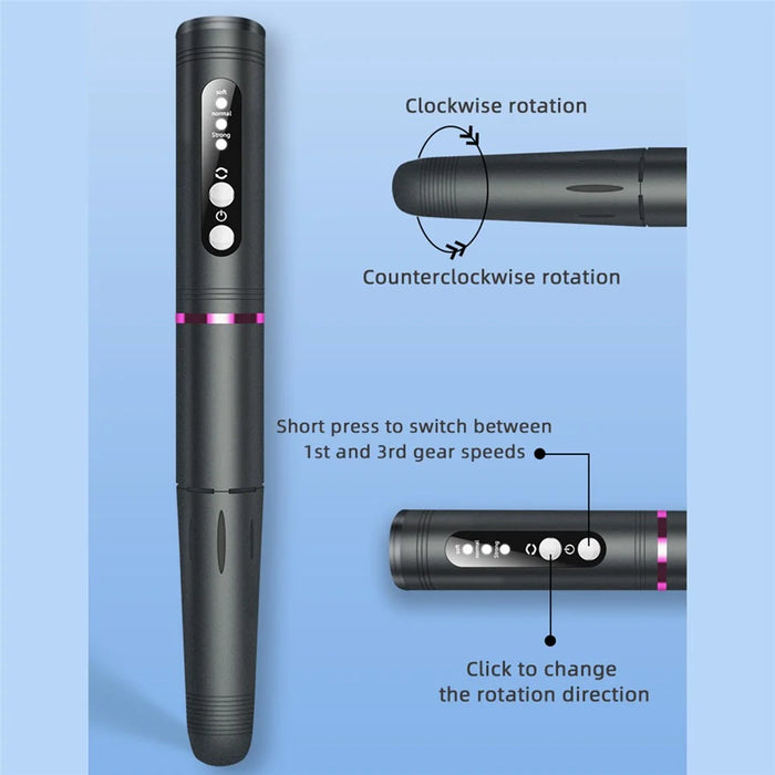 HX-08 Electric Nail File Portable Manicure Drill Grinding Machine Gift 3 Speed Settings for Home / Salon - 7
