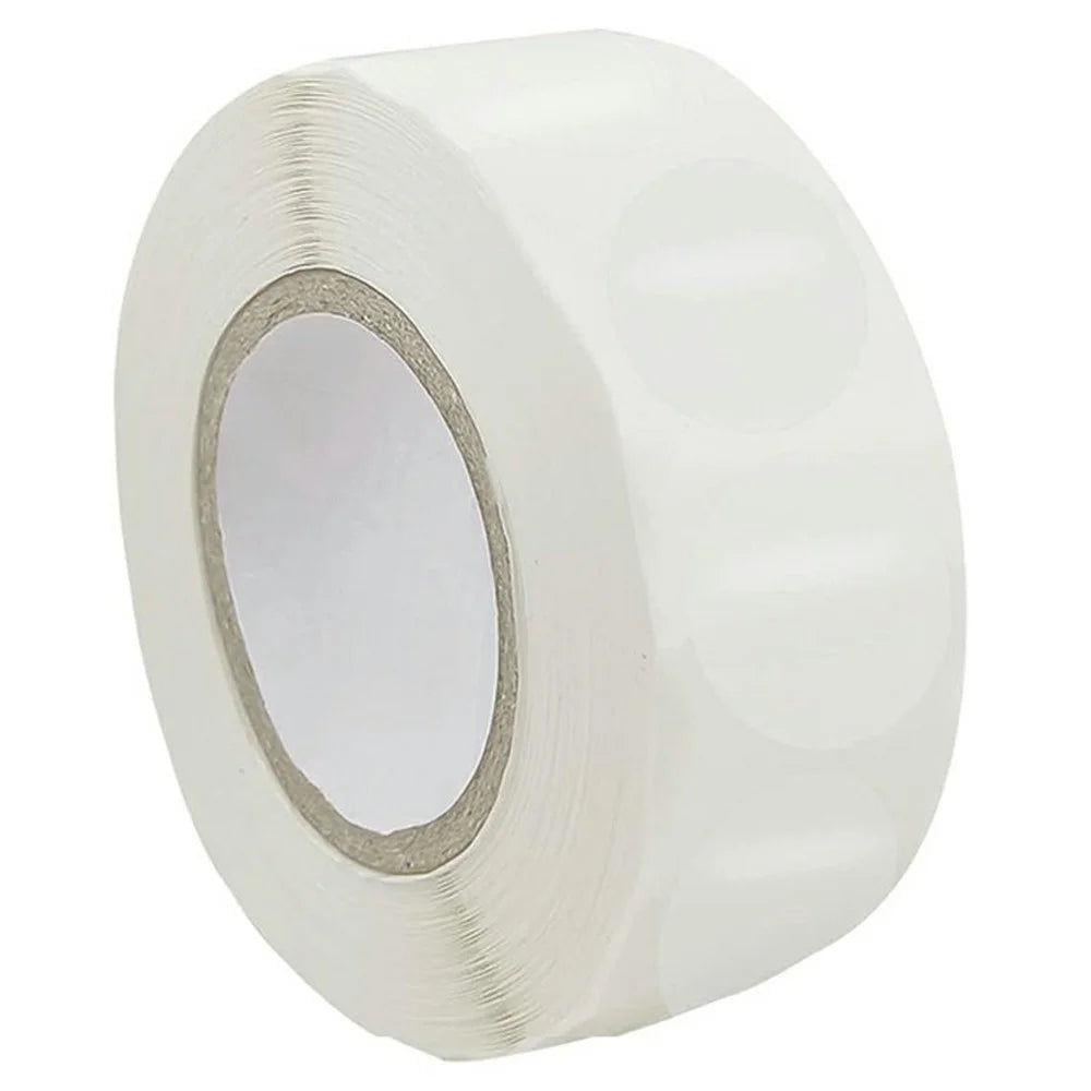 500Pcs / Roll 2cm Diameter 2.5C Thickness Transparent Stickers Round Self Adhesive Labels for Envelopes Gifts - 2
