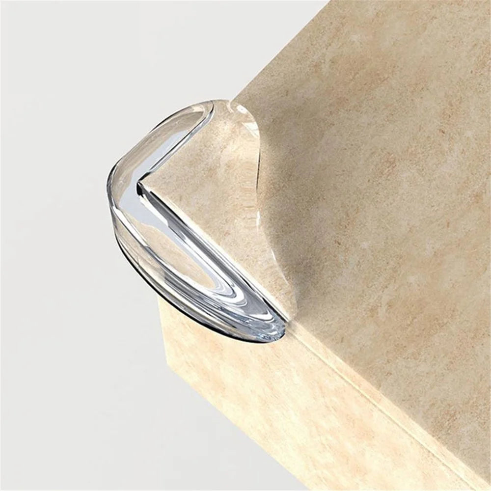 10Pcs Transparent Child Safety Corner Protectors Furniture Corner Edge Safety Protectors PVC Corner Bumpers Covers - Waterdrop Shape - 5