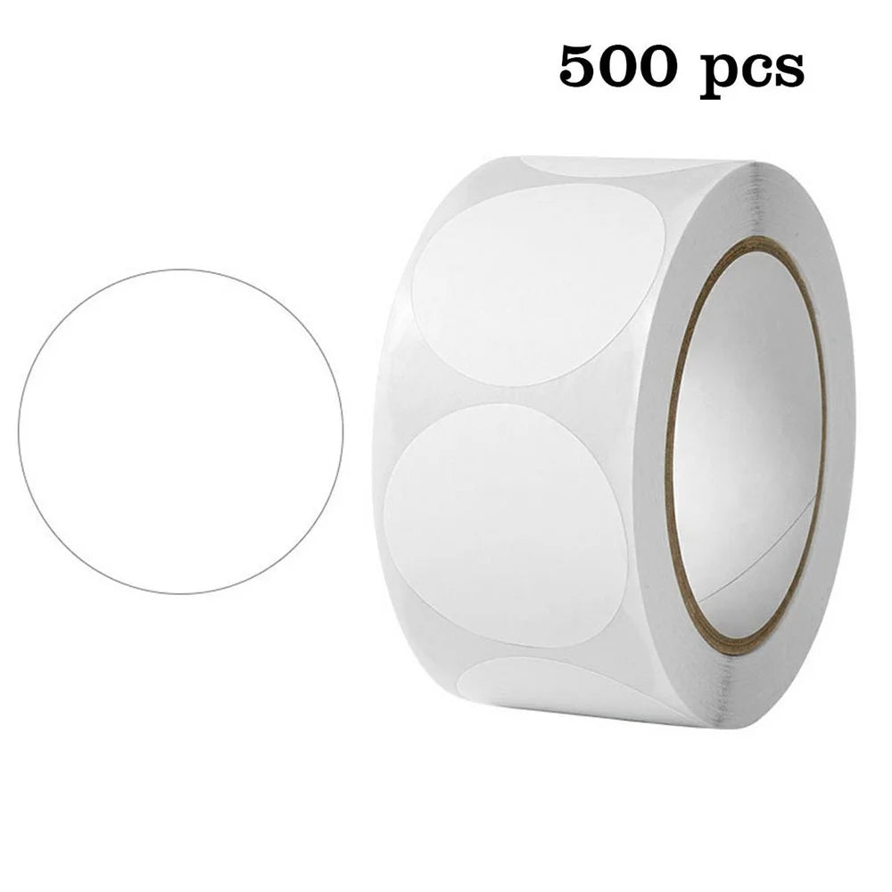 500Pcs / Roll Round Sticker Removable Self Adhesive Labels for Organization Coding Labeling - C515 - 1
