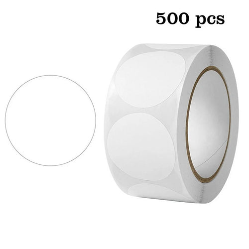 500Pcs / Roll Round Sticker Removable Self Adhesive Labels for Organization Coding Labeling - C515 - 1