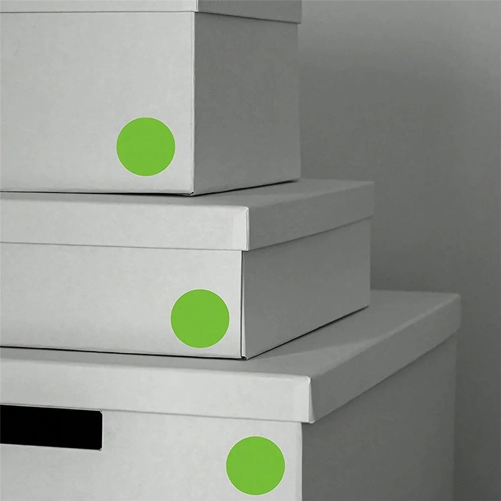 500Pcs / Roll Round Sticker Removable Self Adhesive Labels for Organization Coding Labeling - C515 - 6