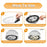 2Pcs Flea Trap Light Rechargeable LED Insect Light Sticky Catcher for Home - 7