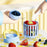Portable Salad Cup with Fork Fruit Storage Container Leak-Proof Picnic Bowl Drainer for Outdoor / Office (BPA-Free, No FDA) - Blue - 4