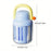 Portable Salad Cup with Fork Fruit Storage Container Leak-Proof Picnic Bowl Drainer for Outdoor / Office (BPA-Free, No FDA) - Blue - 5