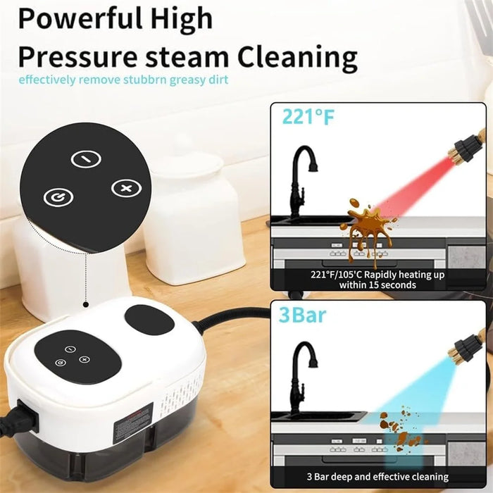 Multifunctional Steam Cleaner High Pressure High Temperature Handheld Disinfection Machine for Home Use - EU Plug - 3