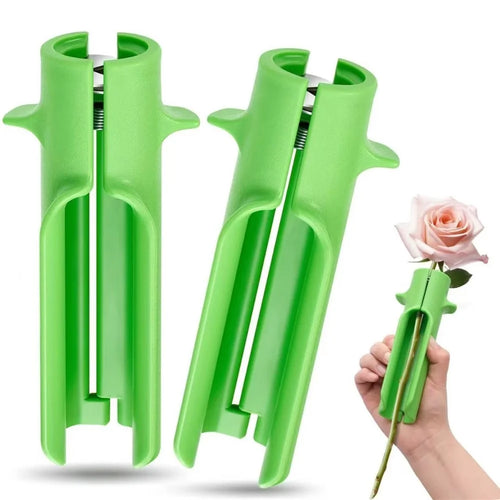 Rose Thorn Remover Tool Stem Stripper for Florists - Green - 1