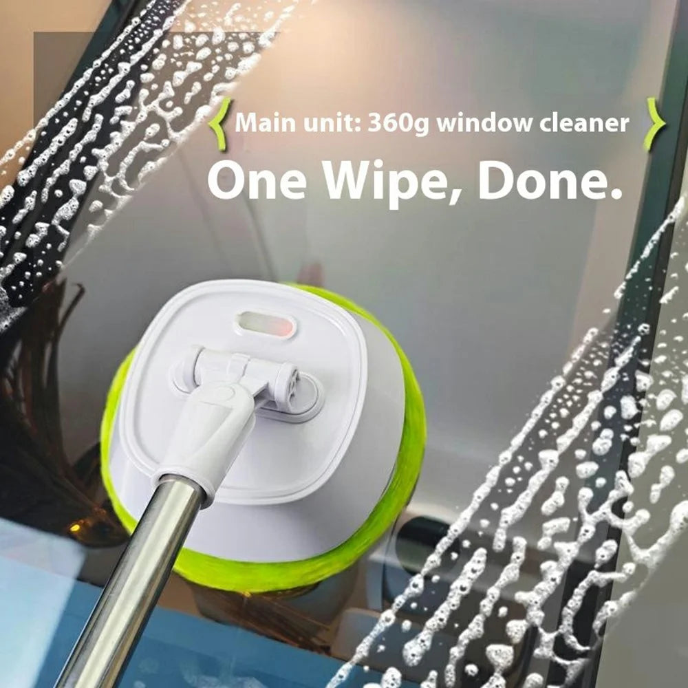 WV-981 Cordless Window Cleaning Robot Handheld Electric Mop for Glass Door Floor Ceiling - Yellowgreen - 3